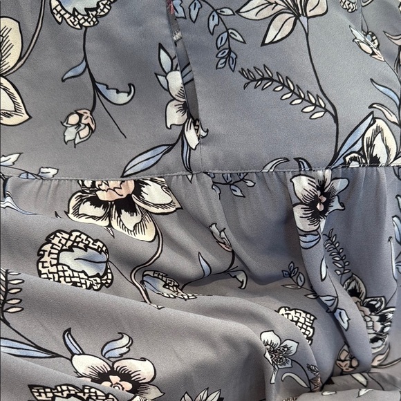 Loft Small Floral Print Women's Top - Purple - Picture 9 of 9